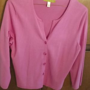 Soft pink long sleeve sweeter